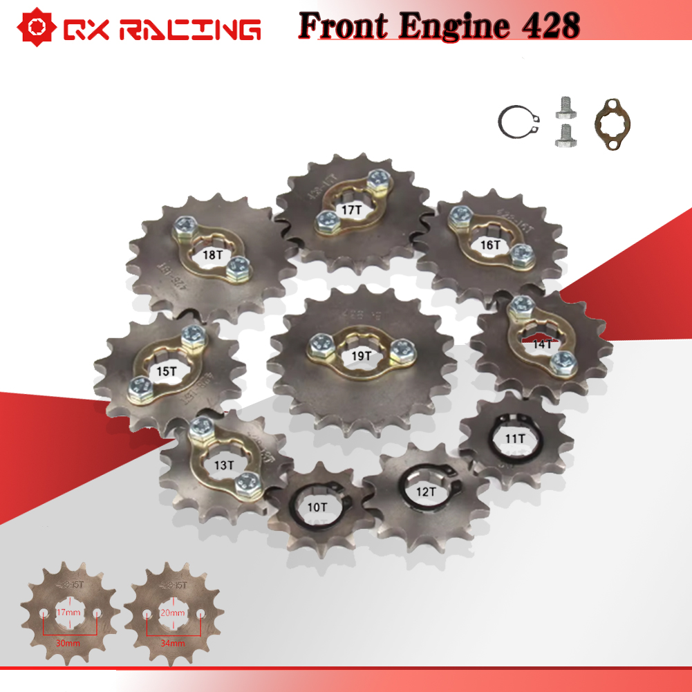 428 Chain - 17 20Mm 10T-19T Động Cơ Trước
