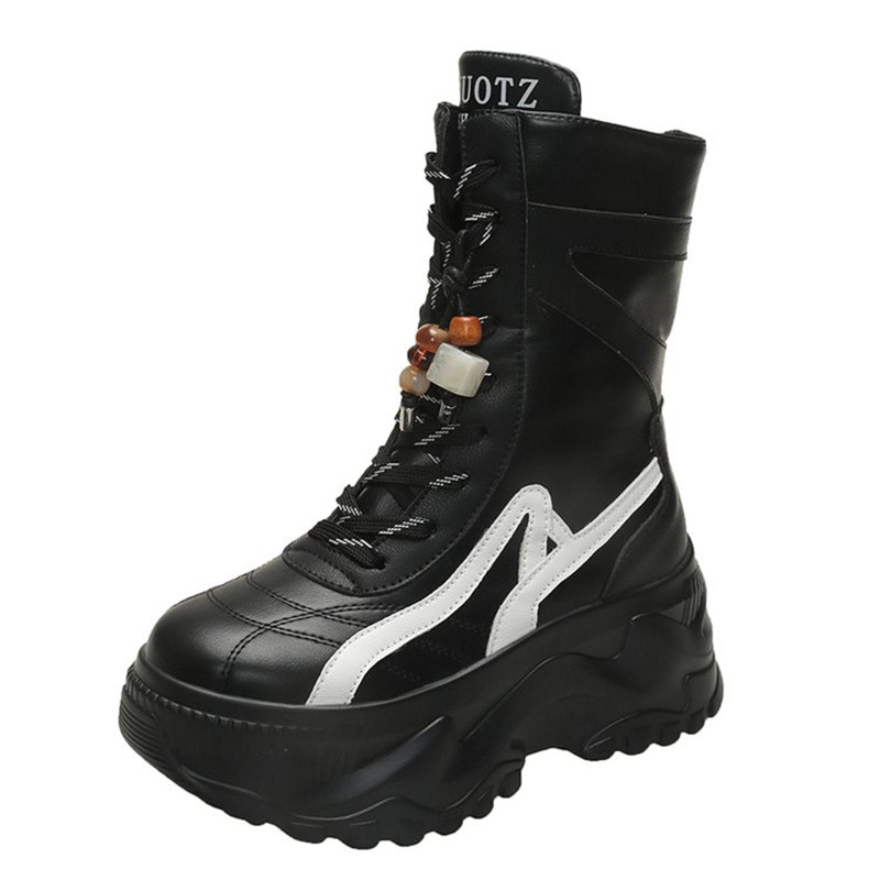 New Women 8CM Chunky Mid-Calf  - đánh giá và giá Motorcycle Chain