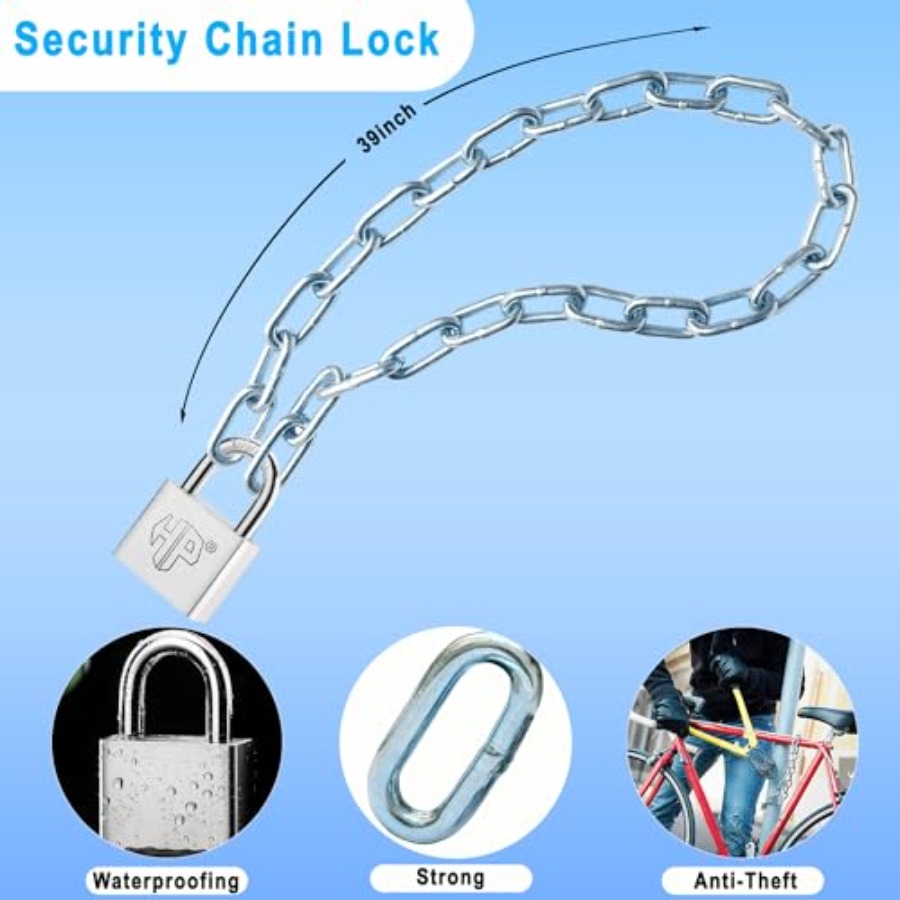 Heavy Duty 39 Inch 8mm Galvani - đánh giá và giá Bicycle Chain