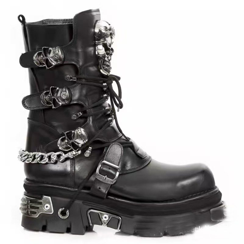 Fashion Men's Genuine Leather  - đánh giá và giá Motorcycle Chain