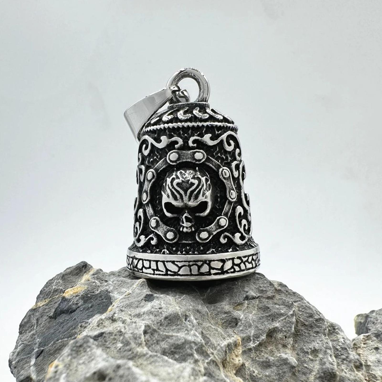 Skull Bell Charm Motorcycle Be - đánh giá và giá Motorcycle Chain