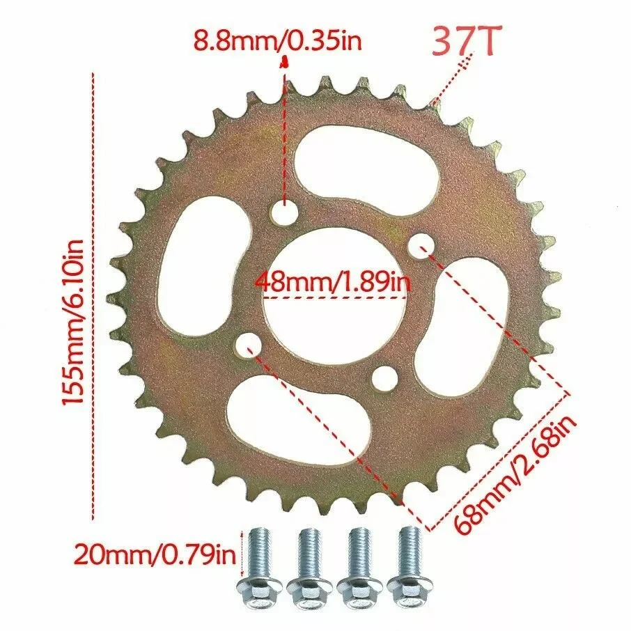 TDPRO 32'' Go Kart Rear Axle / - đánh giá và giá 428 Chain