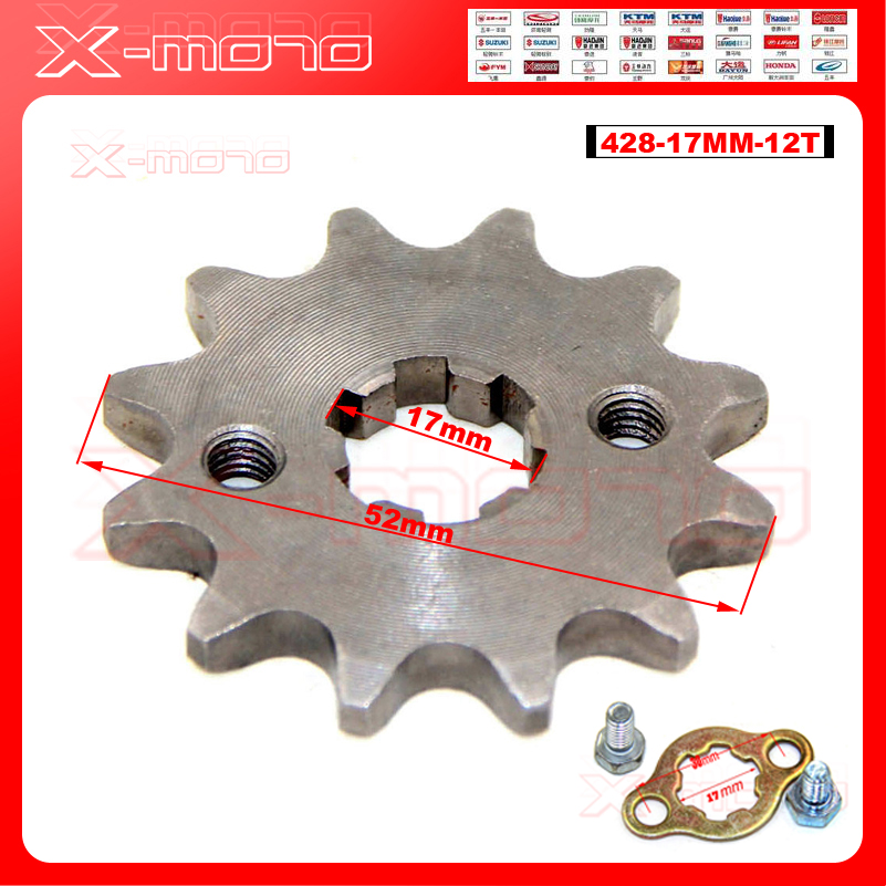 428 12 T Răng 17Mm ID Động Cơ  - đánh giá và giá 530 Chain