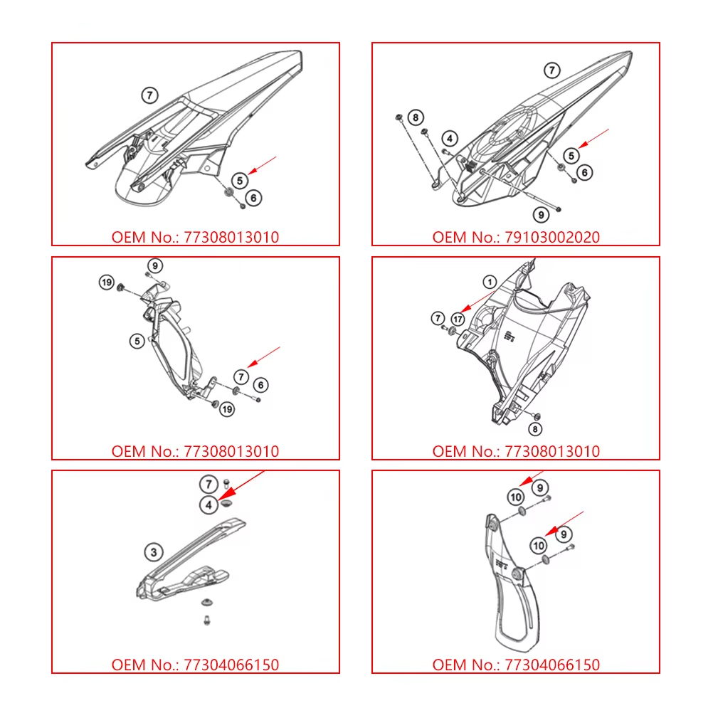 OTOM Motorcycle Chain Slider R - đánh giá và giá Motorcycle Parts Chain