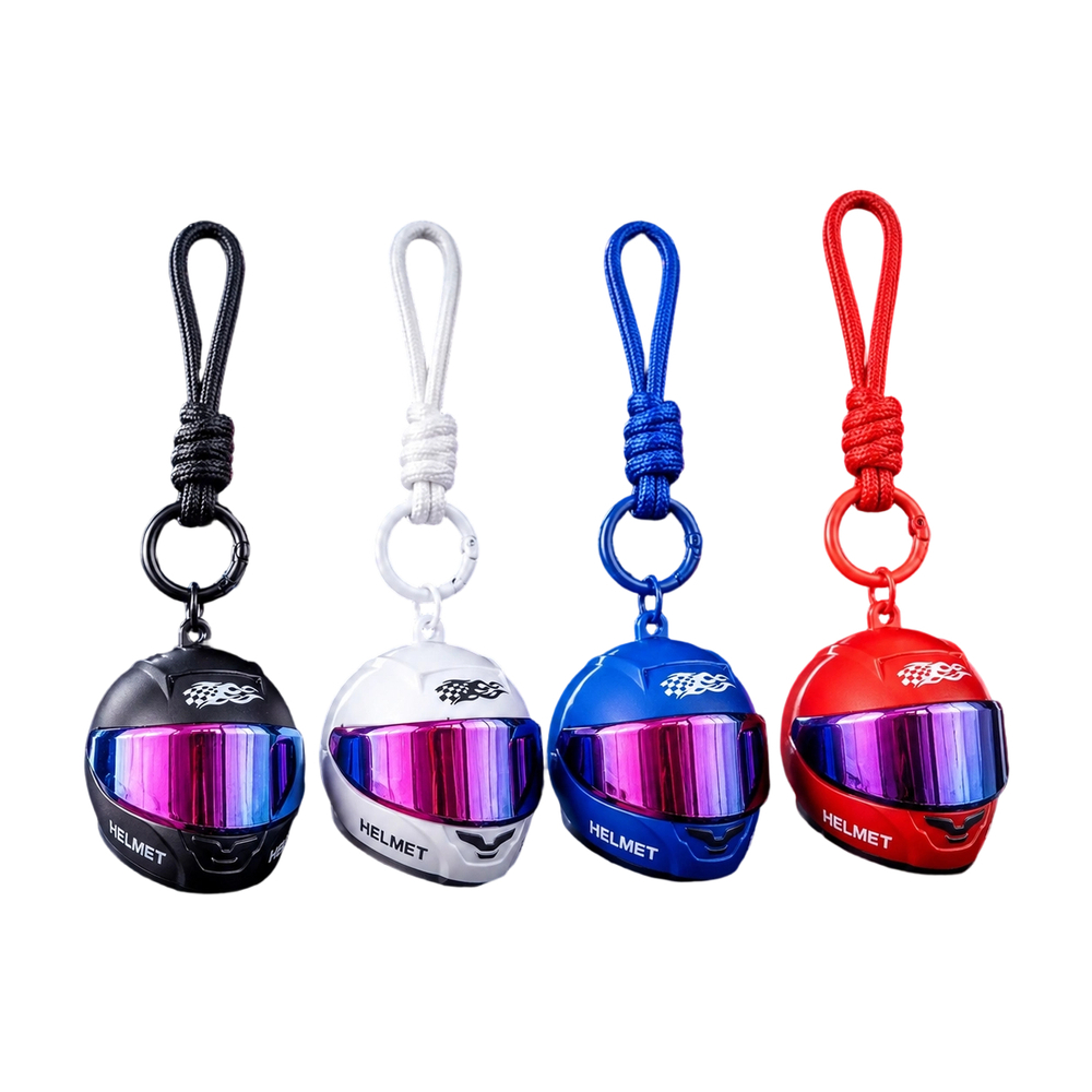 Cool Colorful Helmet Keychain  - đánh giá và giá Bicycle Chain